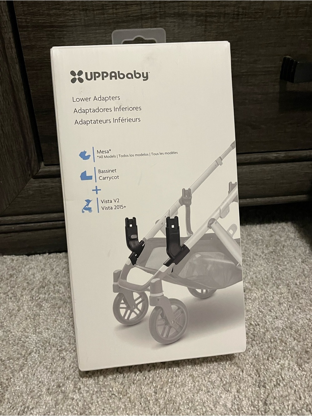 UPPAbaby Lower Adapters - White Packaging